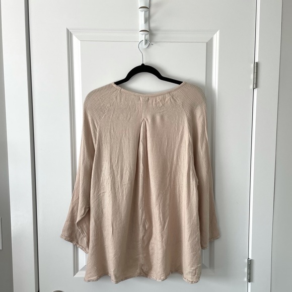 NEW UO / ECOTE / WAFFLE KNIT LONG SLEEVE TOP - Picture 3 of 3
